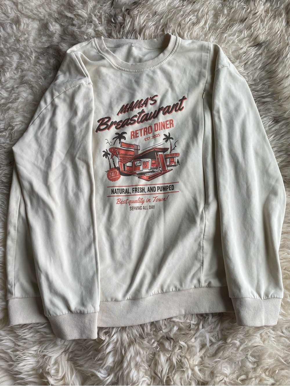 Nursing Sweatshirt - Size Large